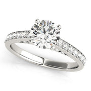 Bids.com 14k White Gold Single Row Prong Set Diamond Engagement Ring (1 3/8 cttw) Rings White Smoke 3 / White Gold,3.5 / White Gold,4 / White Gold,4.5 / White Gold,5 / White Gold,5.5 / White Gold,6 / White Gold,6.5 / White Gold,7 / White Gold,7.5 / White Gold,8 / White Gold,8.5 / White Gold,9 / White Gold