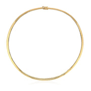 Bids.com 14k Yellow Gold Classic Omega Style Chain (6 mm) Necklaces White Smoke 16 / Yellow Gold,18 / Yellow Gold,20 / Yellow Gold