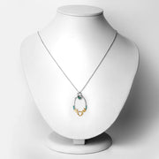 Bids.com 0.15 Carat Genuine Emerald .925 Sterling Silver Pendant Pendants White Smoke size 18.00