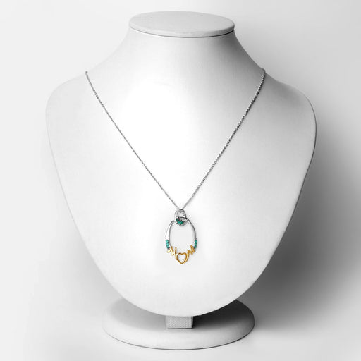 Bids.com 0.15 Carat Genuine Emerald .925 Sterling Silver Pendant Pendants White Smoke size 18.00