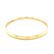 Bids.com Classic Bangle in 14k Yellow Gold (5.0mm) Bracelets White Smoke 7 / Yellow Gold,8 / Yellow Gold