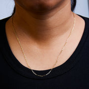 Bids.com Unisex Solid 14K Yellow Gold 1.5mm Paperclip Chain Necklace - 18 Inches Necklaces Black Yellow.Gold / 18,White.Gold / 18,Rose.Gold / 18