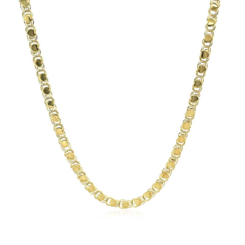 Bids.com 2.9mm 14k Yellow Gold Heart Chain Necklaces White Smoke 16 / Yellow Gold,18 / Yellow Gold,One / Yellow Gold