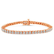 Bids.com .925 Sterling Silver 1.0 Cttw Miracle-Set Diamond Round Faceted Bezel Tennis Bracelet (I-J Color, I3 Clarity) - 7" Bracelets White Smoke 7 / Yellow.Sterling Silver,8 / Yellow.Sterling Silver,8 / Rose.Sterling Silver,7 / Rose.Sterling Silver,8 / White.Sterling Silver,7 / White.Sterling Silver,6 / White.Sterling Silver,6 / Yellow.Sterling Silver,6 / Rose.Sterling Silver,9 / Yellow.Sterling S