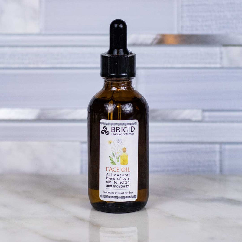 Brigid Trading Company All Natural Face & Night Oil - An Ancient Tradition of Luxury Skin Care Moisturizer Light Gray Face Oil