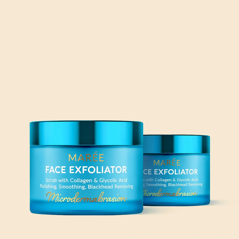 Maree Face Polishing Scrub & Exfoliator Medium Turquoise 2 items - Good choice