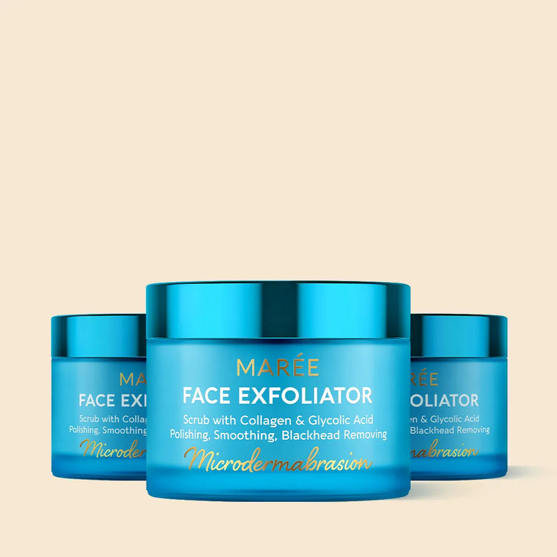 Maree Face Polishing Scrub & Exfoliator Medium Turquoise 3 items - Best price