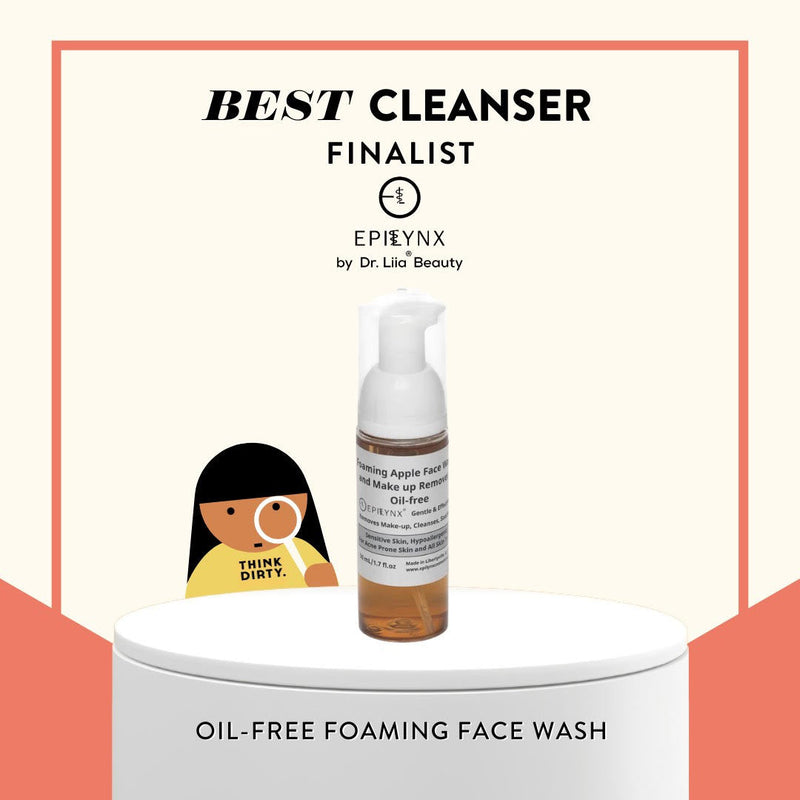 EpiLynx Gentle Foaming Facial Cleanser – Aloe, Apple & Ashwagandha for All Skin Types Face Cleanser Seashell