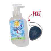 California Baby California Kids® #superclear™ Face Wash Kids White Smoke 8.5oz Facewash + FREE Konjac Sponge