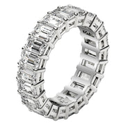 Bids.com Emerald Cut Lab Grown Diamond Eternity Ring in 14k White Gold (6 cttw FG/VS2) Rings White Smoke 4 / White Gold,4.5 / White Gold,5 / White Gold,5.5 / White Gold,6 / White Gold,6.5 / White Gold,7 / White Gold,7.5 / White Gold,8 / White Gold,8.5 / White Gold,9 / White Gold