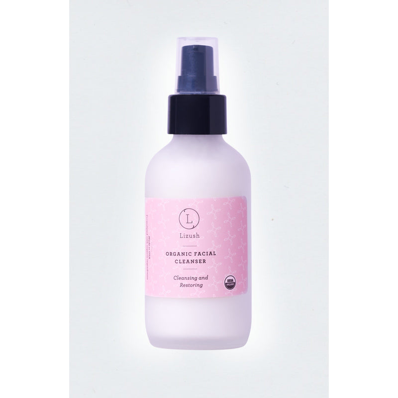 Lizush ORGANIC FACIAL CLEANSER Cleansing and Restoring Lavender