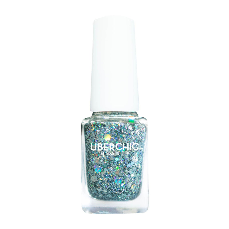 UberChic Beauty Deck The Halls In Holo - Holographic Polish Regular Polish Dim Gray