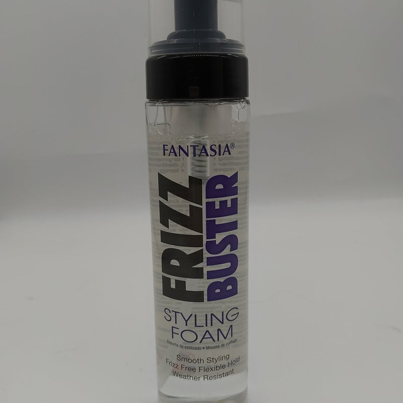 VIP Extensions Fantasia IC Frizz Buster Styling Foam, 8.5 oz Mousse Dark Gray