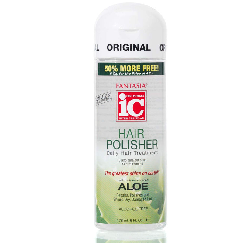 VIP Extensions Fantasia IC Original Hair Polisher Aloe, 6 oz Hair Serum Light Gray