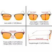 eyekeeper.com Fashion Blue Light Blocking Reading Glasses LX17010 Eyeglasses White Smoke Black / without magnification,Black / +0.50,Black / +0.75,Black / +1.00,Black / +1.25,Black / +1.50,Black / +1.75,Black / +2.00,Gold / +0.50,Gold / +0.75,Gold / +1.00,Gold / +1.25,Gold / +1.50,Gold / +1.75,Gold / +2.00,Gunmetal / without magnification,Gun