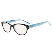 eyekeeper.com Fashion Cat-eye Computer Reading Glasses CG074 Eyeglasses White Smoke Blue / without magnification,Blue / +0.50,Blue / +1.00,Blue / +1.25,Blue / +2.00,Blue / +2.25,Blue / +2.50,Blue / +2.75,Blue / +3.00