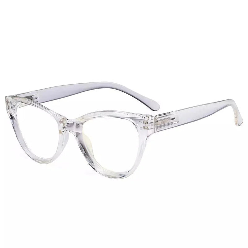 eyekeeper.com Fashion Cat-eye Reading Glasses Thicker Frame Readers R9108 Eyeglasses White Smoke Clear / without magnification,Clear / +0.50,Clear / +0.75,Clear / +1.00,Clear / +1.25,Clear / +1.50,Clear / +1.75,Clear / +2.00,Clear / +2.25,Clear / +2.50,Clear / +2.75,Clear / +3.00,Clear / +3.50,Clear / +4.00