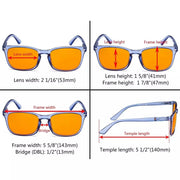 eyekeeper.com Fashionable Blue Light Blocking Reading Glasses DSRT1801 Eyeglasses White Smoke Blue / +1.00,Blue / +1.25,Blue / +1.50,Blue / +1.75,Blue / +2.00,Blue / +2.50,Blue / +3.00,Grey / +0.50,Grey / +0.75,Grey / +1.00,Grey / +1.50,Grey / +2.00,Grey / +2.50,Grey / +3.00,Pink / +0.50,Pink / +0.75,Pink / +1.00,Pink / +1.25,Pink / +1.50,Pink / +