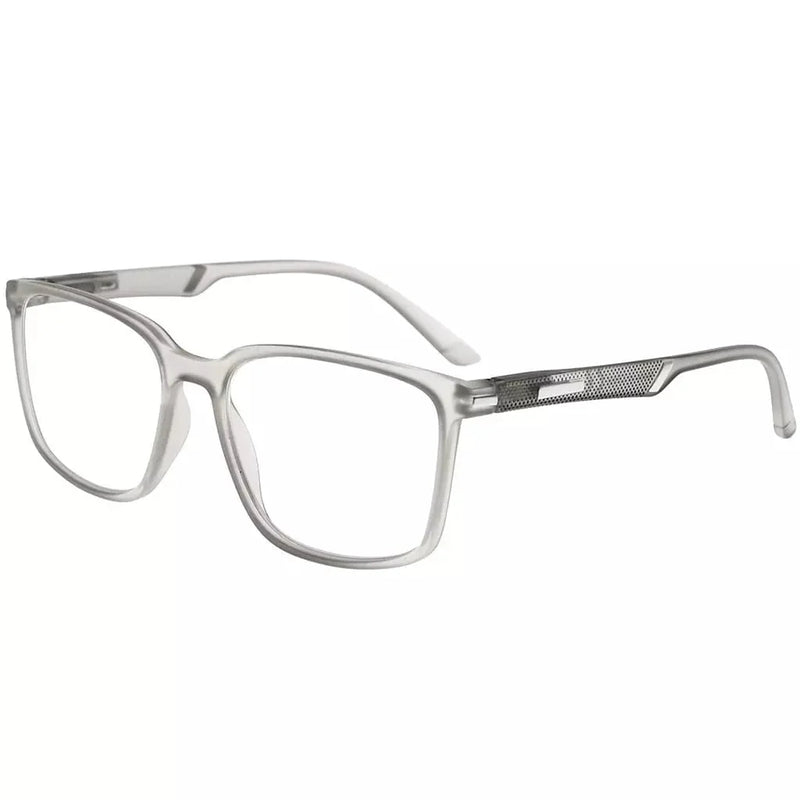 eyekeeper.com Fashionable Modern Frame Reading Glasses R151 Eyeglasses White Smoke Grey / +0.50,Grey / +0.75,Grey / +1.00,Grey / +1.25,Grey / +1.50,Grey / +1.75,Grey / +2.00,Grey / +2.25,Grey / +2.50,Grey / +2.75,Grey / +3.00,Grey / +3.50,Grey / +4.00