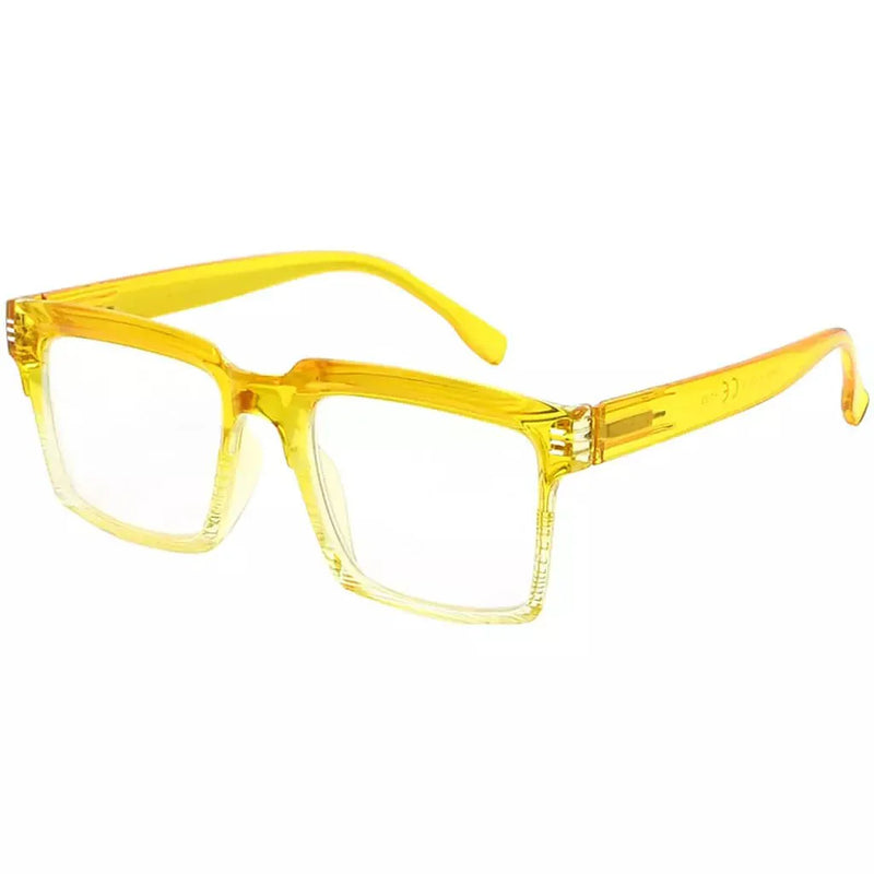 eyekeeper.com Fashionable Reading Glasses Stylish Readers R2027 Eyeglasses White Smoke Yellow / without magnification,Yellow / +0.50,Yellow / +0.75,Yellow / +1.00,Yellow / +1.25,Yellow / +1.50,Yellow / +1.75,Yellow / +2.00,Yellow / +2.25,Yellow / +2.50,Yellow / +2.75,Yellow / +3.00,Yellow / +3.50,Yellow / +4.00