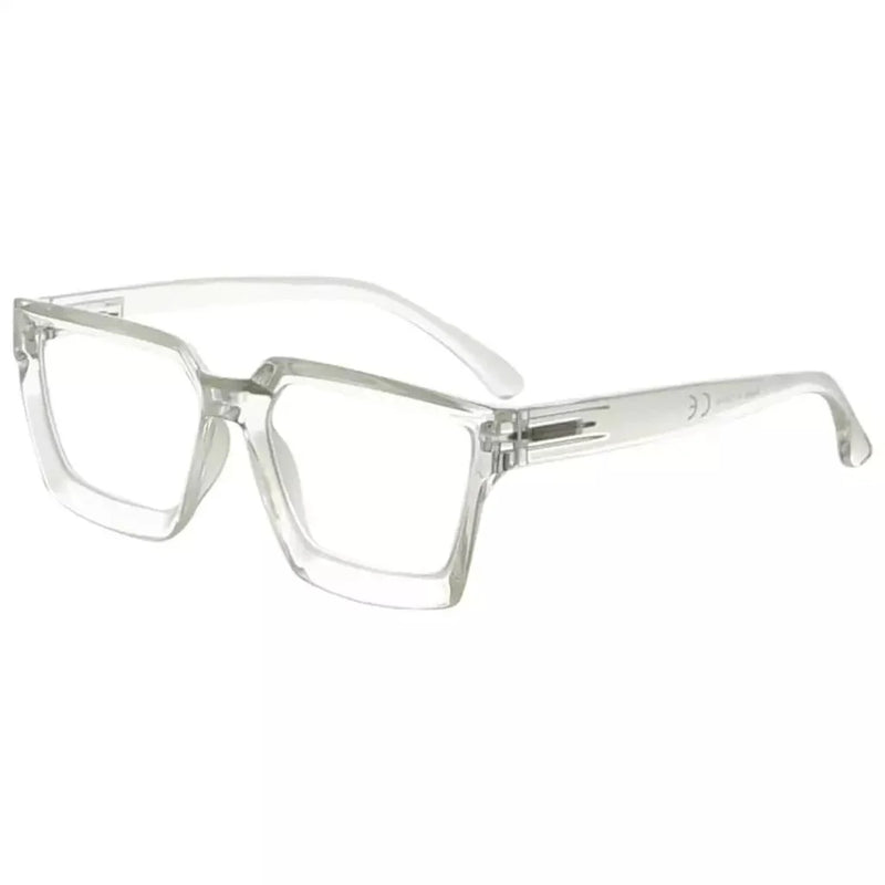 eyekeeper.com Fashionable Reading Glasses Thicker Frame Readers R2003 Eyeglasses White Smoke Clear / without magnification,Clear / +0.50,Clear / +0.75,Clear / +1.00,Clear / +1.25,Clear / +1.50,Clear / +1.75,Clear / +2.00,Clear / +2.25,Clear / +2.50,Clear / +2.75,Clear / +3.00,Clear / +3.50,Clear / +4.00