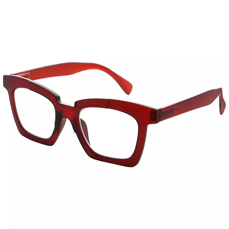 eyekeeper.com Fashionable Reading Glasses Unique Funky Readers R2019 Eyeglasses White Smoke Red / without magnification,Red / +0.50,Red / +0.75,Red / +1.00,Red / +1.25,Red / +1.50,Red / +1.75,Red / +2.00,Red / +2.25,Red / +2.50,Red / +2.75,Red / +3.00,Red / +3.50,Red / +4.00