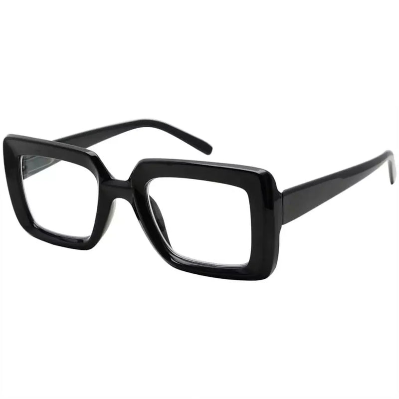 eyekeeper.com Fashionable Rectangle Reading Glasses Stylish Readers R2101 Eyeglasses Dark Slate Gray Black / without magnification,Black / +0.50,Black / +0.75,Black / +1.00,Black / +1.25,Black / +1.50,Black / +1.75,Black / +2.00,Black / +2.25,Black / +2.50,Black / +2.75,Black / +3.00,Black / +3.25,Black / +3.50,Black / +3.75,Black / +4.00