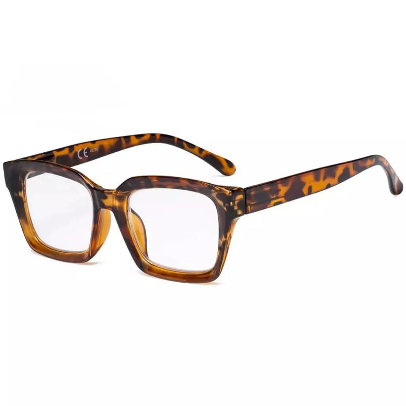 eyekeeper.com Fashionable Thicker Frame Reading Glasses Square Design R9106-A Eyeglasses White Smoke Tortoise / without magnification,Tortoise / +0.50,Tortoise / +0.75,Tortoise / +1.00,Tortoise / +1.25,Tortoise / +1.50,Tortoise / +1.75,Tortoise / +2.00,Tortoise / +2.25,Tortoise / +2.50,Tortoise / +2.75,Tortoise / +3.00,Tortoise / +3.50,Tortoise / +4.00