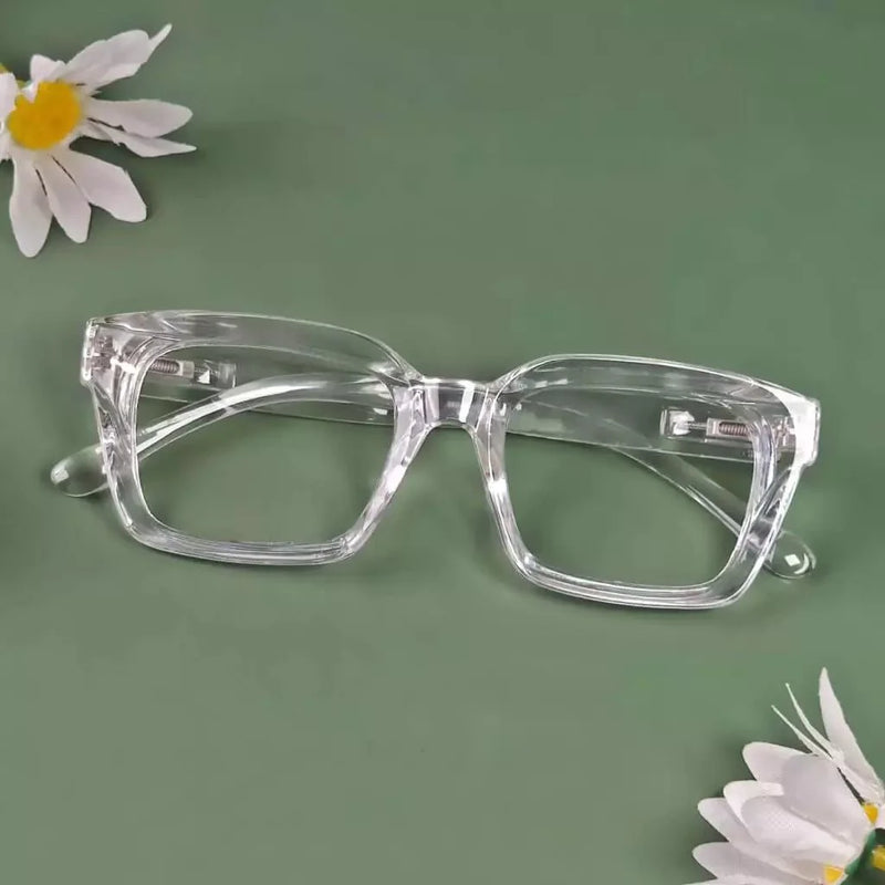 eyekeeper.com Fashionable Thicker Frame Reading Glasses Square Design R9106-A Eyeglasses Dim Gray Black / without magnification,Black / +0.50,Black / +0.75,Black / +1.00,Black / +1.25,Black / +1.50,Black / +1.75,Black / +2.00,Black / +2.25,Black / +2.50,Black / +2.75,Black / +3.00,Black / +3.50,Black / +4.00,Clear / without magnification,Clear / +0.50