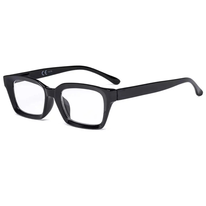 eyekeeper.com Fashionable Thicker Frame Reading Glasses Square Design R9106-A Eyeglasses White Smoke Black / without magnification,Black / +0.50,Black / +0.75,Black / +1.00,Black / +1.25,Black / +1.50,Black / +1.75,Black / +2.00,Black / +2.25,Black / +2.50,Black / +2.75,Black / +3.00,Black / +3.50,Black / +4.00