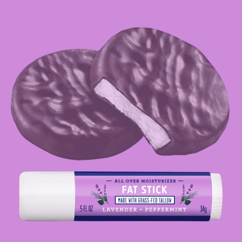 FATCO Skincare Products Fat Stick, Lavender + Peppermint, 0.5 Oz Orchid