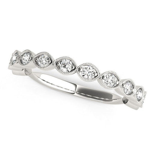 Bids.com 14k White Gold Antique Style Diamond Wedding Band (3/8 cttw) Rings White Smoke 3 / White Gold,3.5 / White Gold,4 / White Gold,4.5 / White Gold,5 / White Gold,5.5 / White Gold,6 / White Gold,6.5 / White Gold,7 / White Gold,7.5 / White Gold,8 / White Gold,8.5 / White Gold,9 / White Gold