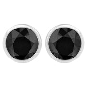 Bids.com .925 Sterling Silver 4.00 Cttw Round Brilliant-Cut Black Diamond Bezel-Set Stud Earrings with Screw Backs (Fancy Color-Enhanced, I2-I3 Clarity) Earrings White Smoke White.Sterling Silver / 3,White.Sterling Silver / 1.5,White.Sterling Silver / 4,White.Sterling Silver / 2,White.Sterling Silver / 1,White.Sterling Silver / 0.75,White.Sterling Silver / 1.25,White.Sterling Silver / 1.38,White.Sterling Silver / 2.5,White.St