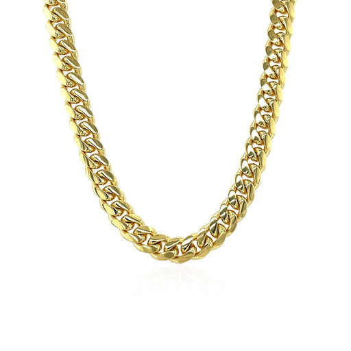 Bids.com 5.0mm 14k Yellow Gold Classic Miami Cuban Solid Chain Necklaces White Smoke 22 / Yellow Gold,24 / Yellow Gold,26 / Yellow Gold,18 / Yellow Gold,20 / Yellow Gold