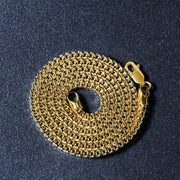 Bids.com 3.2mm 14k Yellow Gold Square Franco Chain Necklaces Dark Slate Gray 18 / Yellow Gold,20 / Yellow Gold,24 / Yellow Gold