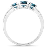 Bids.com 1.03 Carat Genuine Blue Diamond 14K White Gold Ring Rings White Smoke size 6.00,size 7.00,size 8.00,size 4.00