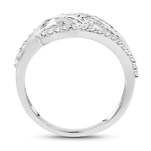 Bids.com 0.72 Carat Genuine White Diamond 14K White Gold Ring (E-F-G Color, VS-SI Clarity) Rings White Smoke size 6.00