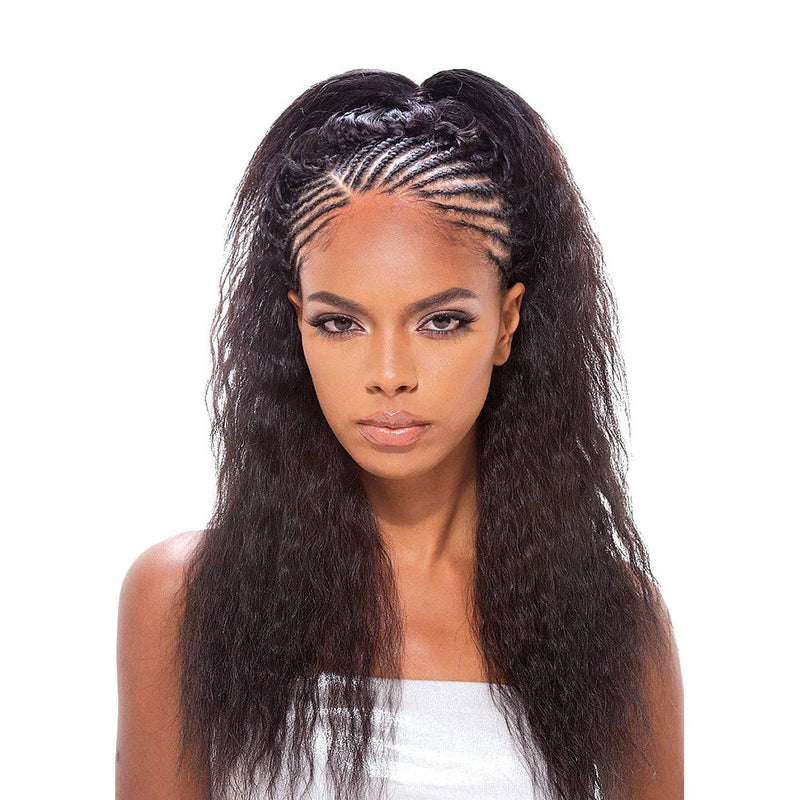 VIP Extensions Femi Collection The M Wet & Wavy Bulk, 14" Hair Extension White Smoke 4