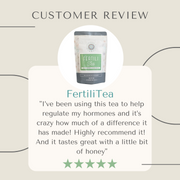 Euphoric Herbals FertiliTea Hormone Balancing Tea Herbal Tea Antique White 60 Cup Servings,30 Cup Servings