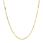 Bids.com Diamond Cut Bar Links Pendant Chain in 14k Yellow Gold (1.3mm) Necklaces White Smoke 16 / Yellow Gold,18 / Yellow Gold,20 / Yellow Gold