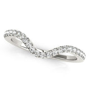 Bids.com 14k White Gold Wavy Design Round Diamond Wedding Ring (1/6 cttw) Rings White Smoke 3 / White Gold,3.5 / White Gold,4 / White Gold,4.5 / White Gold,5 / White Gold,5.5 / White Gold,6 / White Gold,6.5 / White Gold,7 / White Gold,7.5 / White Gold,8 / White Gold,8.5 / White Gold,9 / White Gold