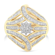 Bids.com 10K Yellow Gold Diamond Ring (1 Cttw, I-J Color, I2-I3 Clarity) - Size 7 Rings White Smoke 8 / Yellow.Gold,6 / Yellow.Gold,7 / Yellow.Gold,6.5 / Yellow.Gold,7.5 / Yellow.Gold