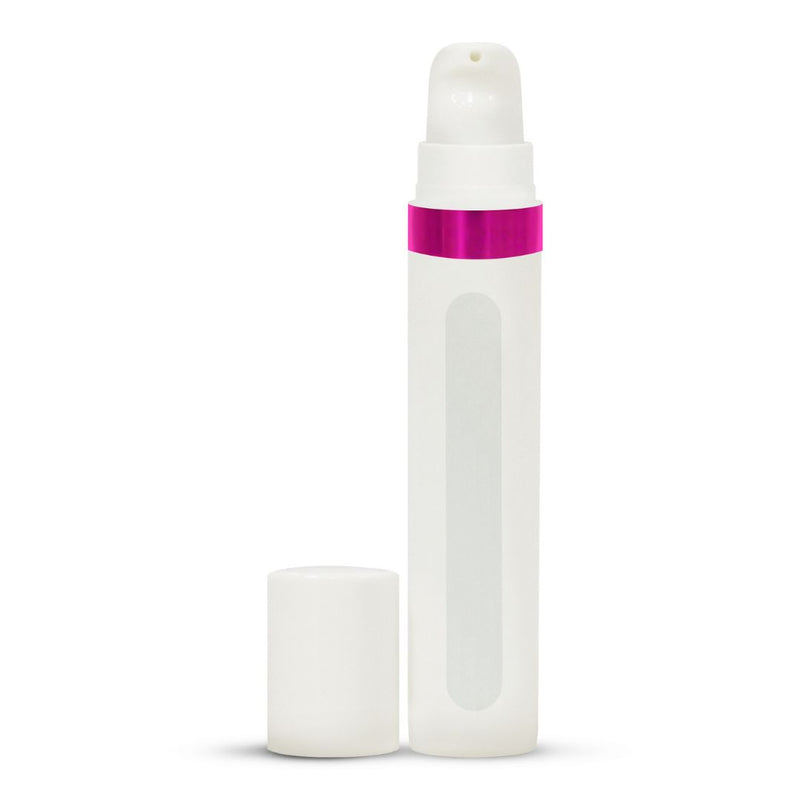 Medisca MD® Mini Metered Dose Dispenser Pump, Pink Cap, 0.15 mL Actuation (25-Pack) Medical Supplies White Smoke