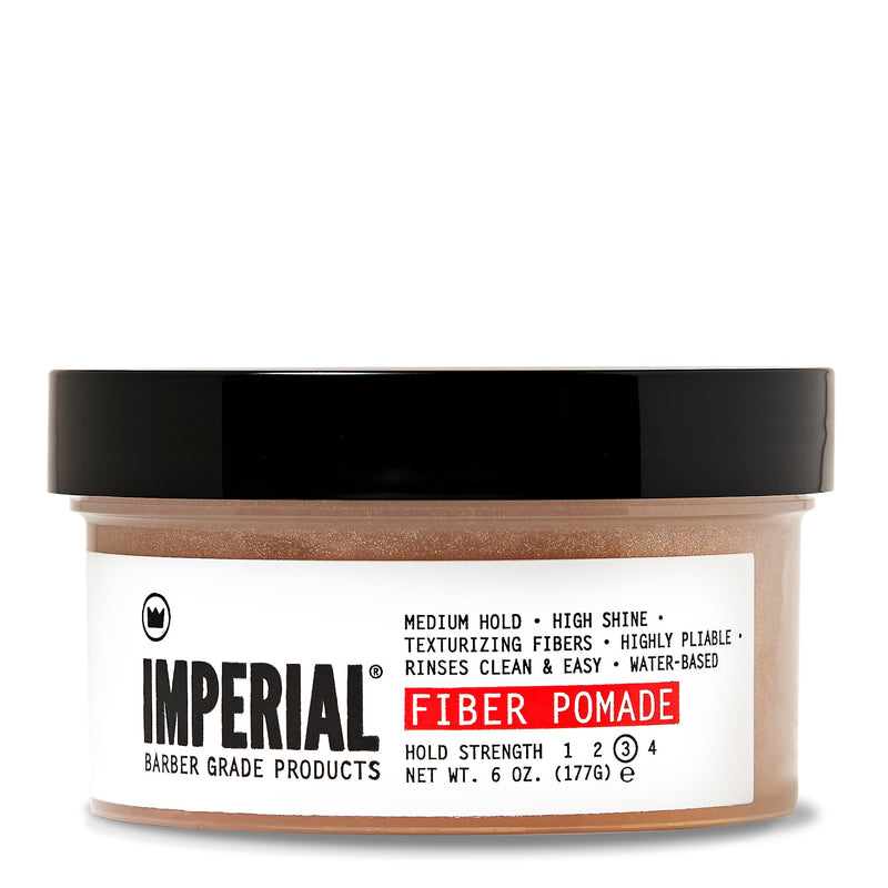 Imperial Barber Products Fiber Pomade - 6 oz Hair White Smoke