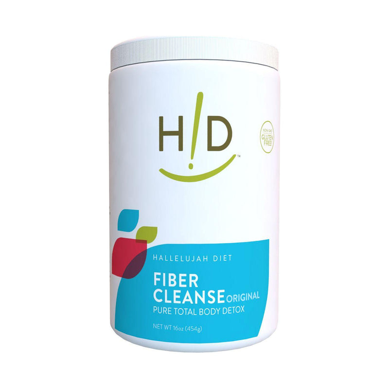 Hallelujah Diet Fiber Cleanse Powder - Natural Colon Cleanse - (Original, 16 oz) Fiber and Detox Lavender
