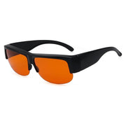 eyekeeper.com Fitover Glasses Blue Light Blocking Half-rim Computer Eyeglasses DSXM1803-A Eyeglasses Dark Slate Gray Black / without magnification
