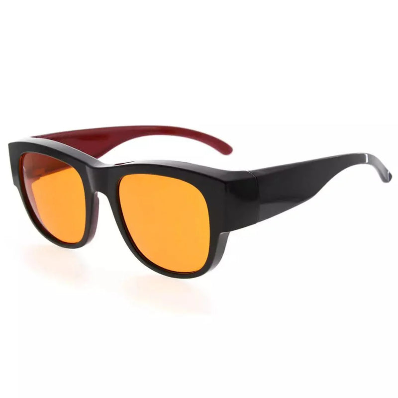 eyekeeper.com Fitover Glasses Blue Light Blocking Eyeglasses DSXM1802 Eyeglasses White Smoke Black Red / without magnification