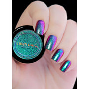 UberChic Beauty Chameleon Flakes: Dragonfly Powder Gray