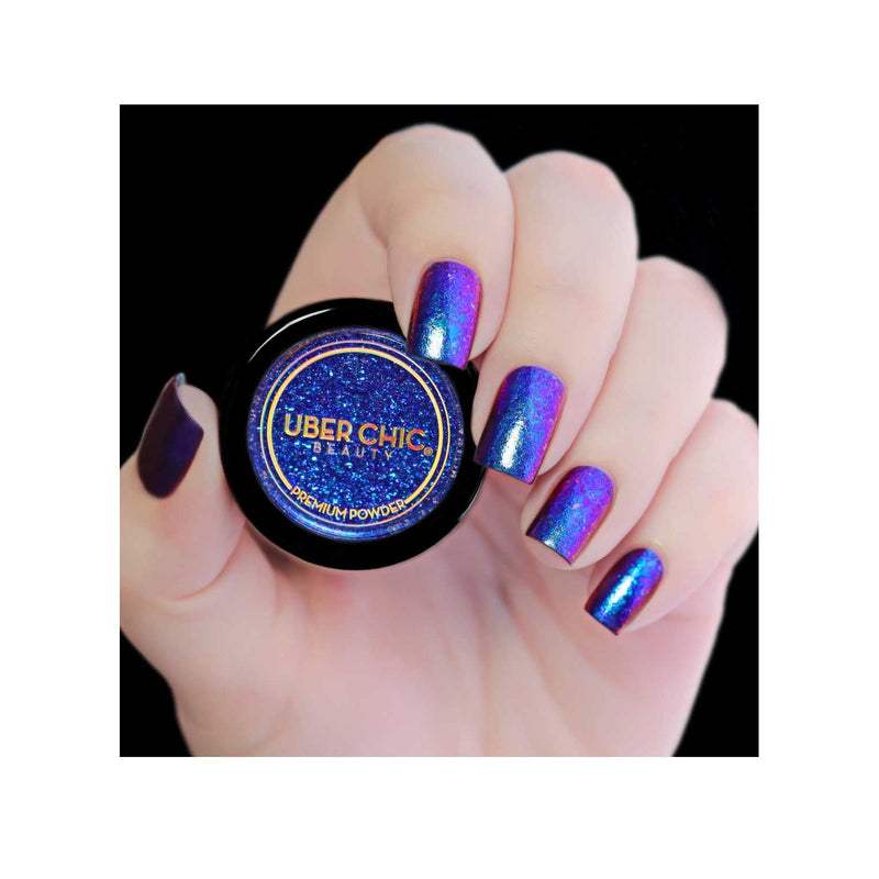 UberChic Beauty Chameleon Flakes: Enchanted Powder Black