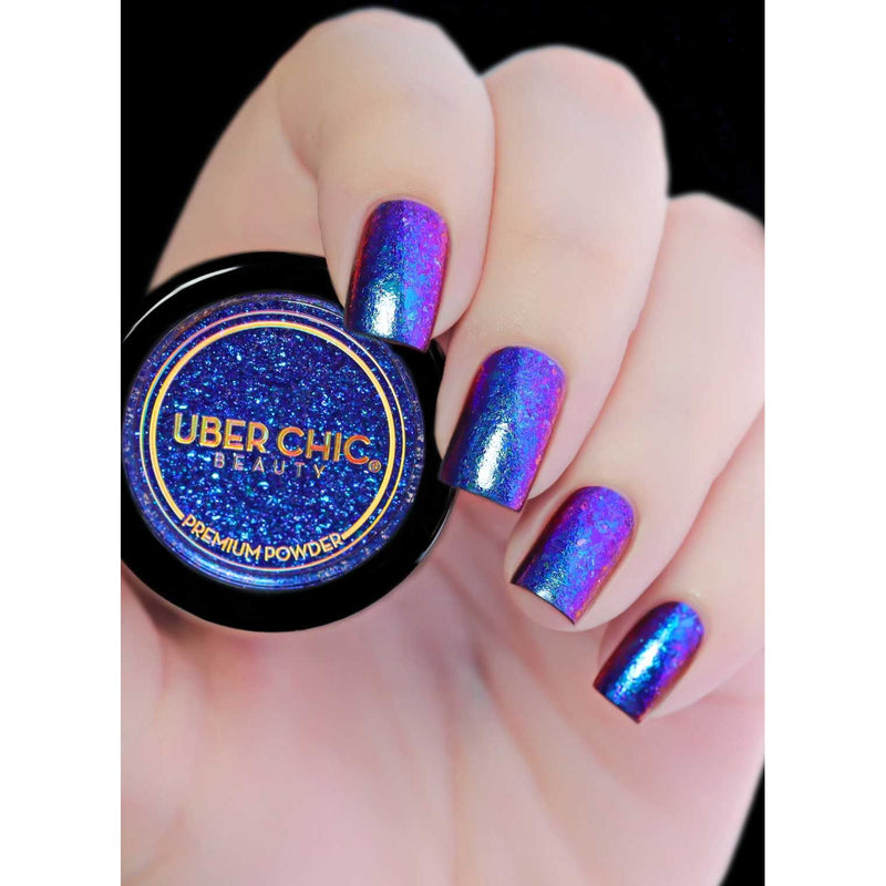 UberChic Beauty Chameleon Flakes: Enchanted Powder Gray
